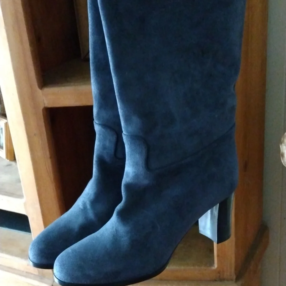 CHRISTIAN LOUBOUTIN SUEDE BOOTS SZ.40 1/2 - Picture 10 of 11